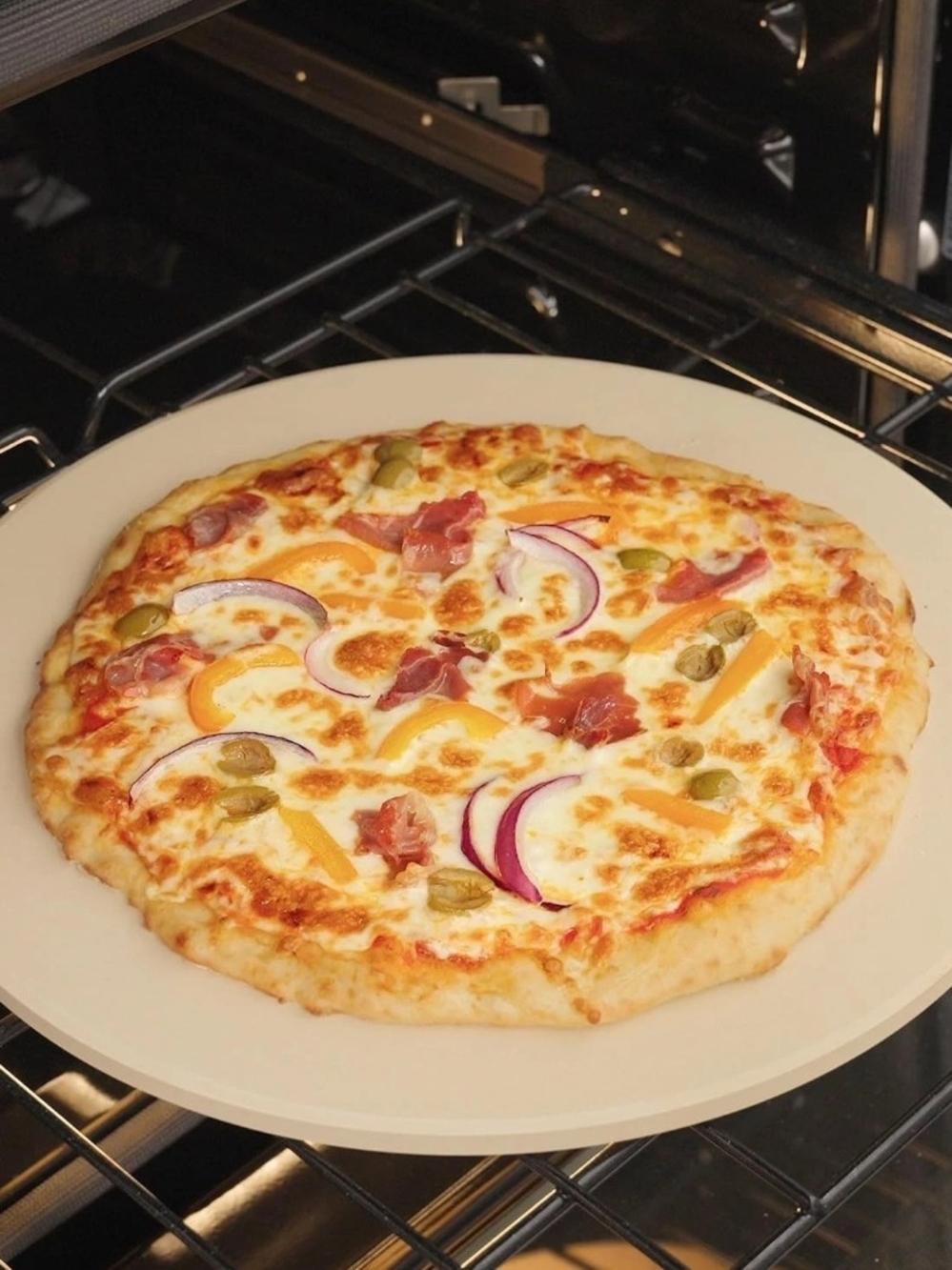 Old Stone Pizza Stone Round 16 Inch Bread Baking Stone New In Box